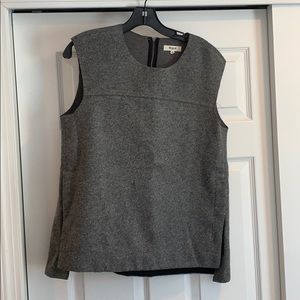 Madewell sleeveless wool blend top